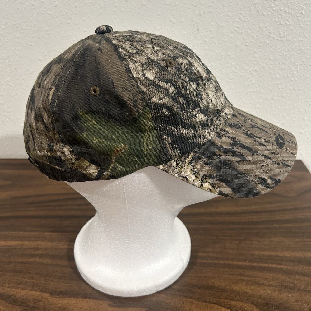 Vintage NWT Mossy Oak Camo Snapback Hat Cap Port Authority Hunting Deadstock NOS - Picture 2 of 10